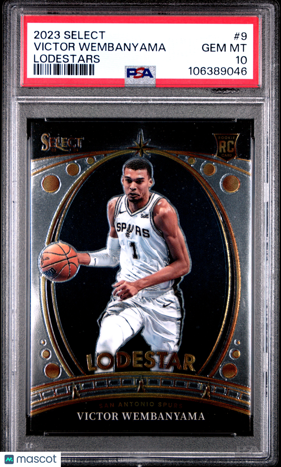 2023 Panini Select Lodestars Victor Wembanyama Rookie PSA 10 San Antonio Spurs - Graded Sports Cards