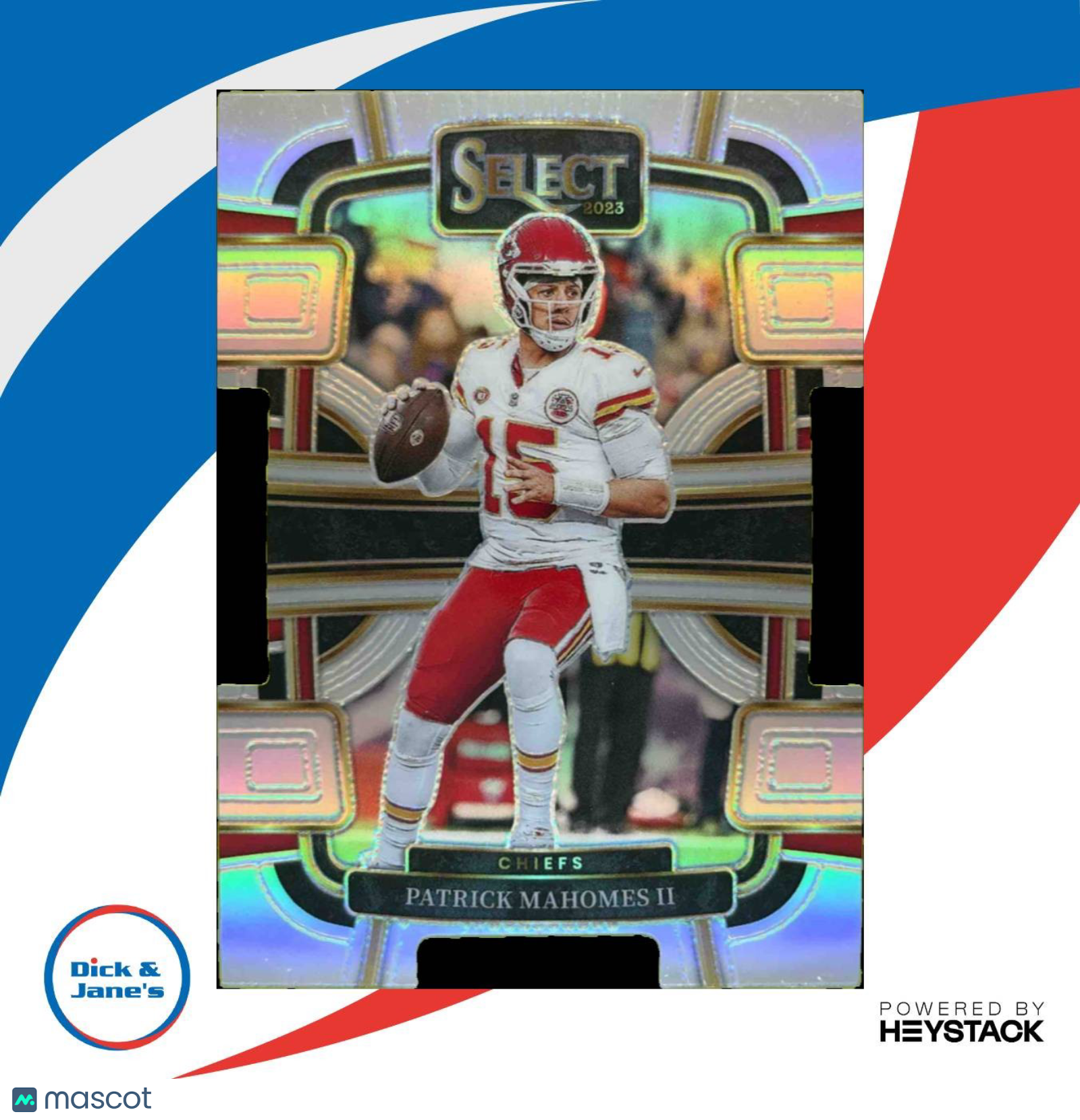 2023 Panini Select Patrick Mahomes II Silver Prizms Die Cut #49 Concourse Chiefs - Sports Cards