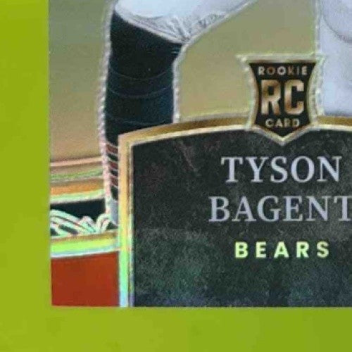 2023 Panini Select Tyson Bagent Tie Dye Prizms Die Cut /25 #123 RC Bears - Sports Cards