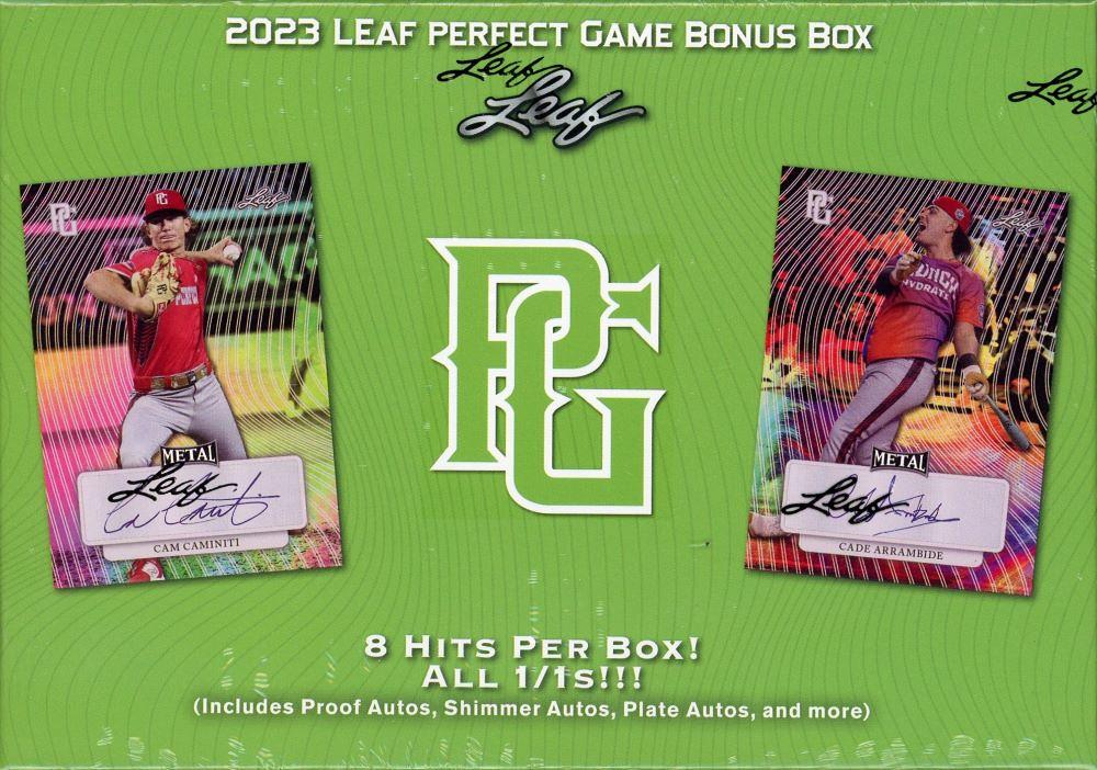 2023 Perfect Game Hobby Bonus Box (8 Autos All 1/1s) - MLB Hobby Box