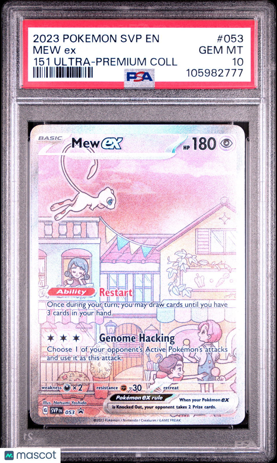 2023 Pokemon SV Black Star Promo Mew EX #053 151 Ultra-Premium Coll PSA 10 GEM - Graded TCG/CCG
