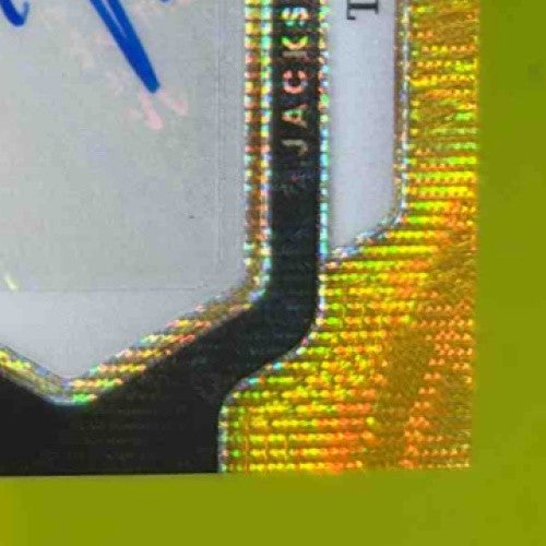 2023 Select Tank Bigsby Rookie Gold Wave Prizm MEM Auto RC NFL Patch Logo - Sports Cards