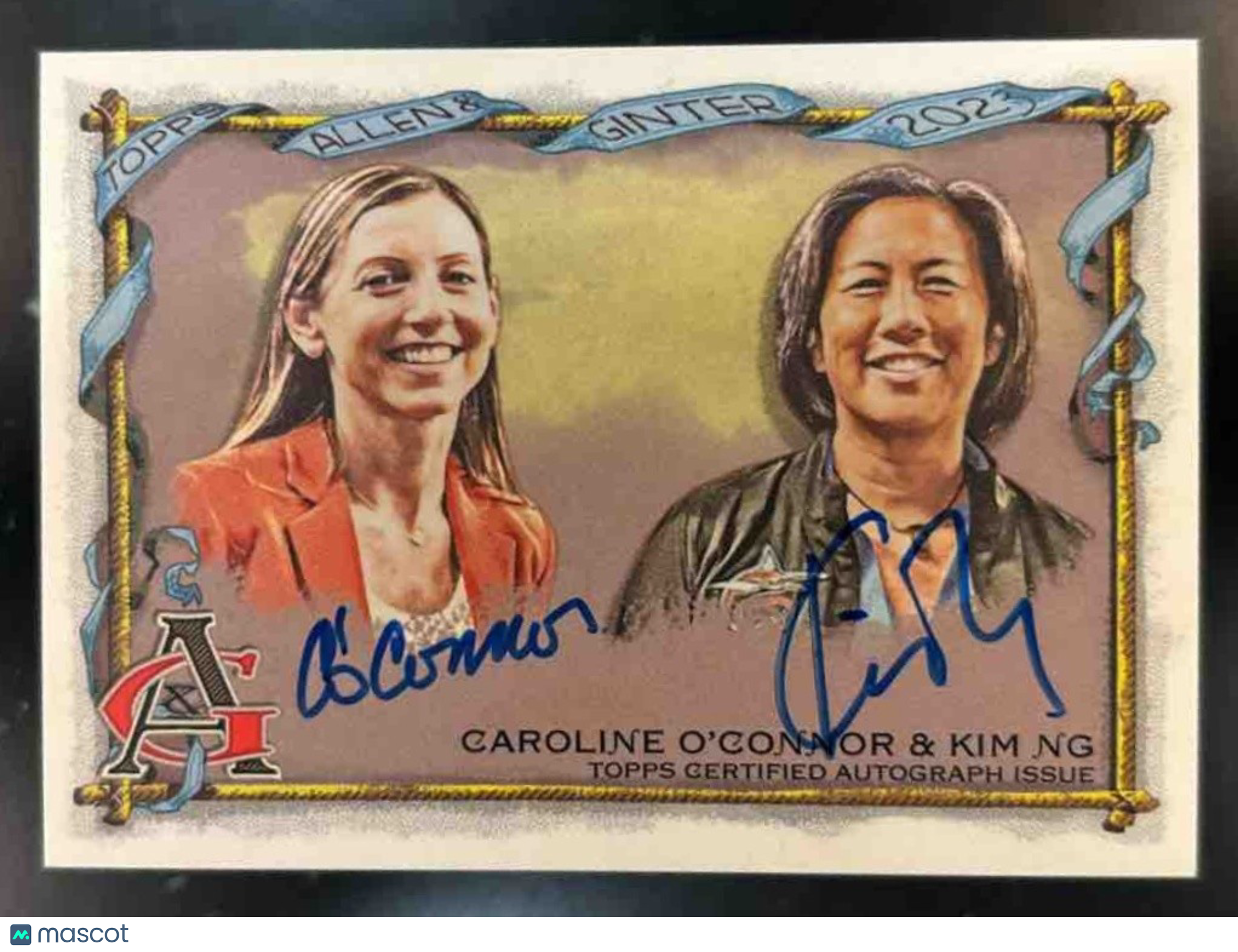 2023 Topps Allen & Ginter Kim Ng Caroline O’Connor Full Size Dual Auto #DA-NO - Sports Cards