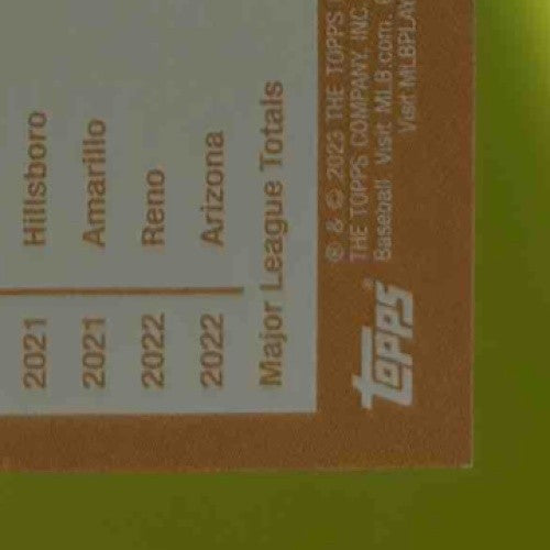 2023 Topps Archives Buddy Kennedy Fan Favorites Auto Green Foil 57/99 RC Arizona - Sports Cards