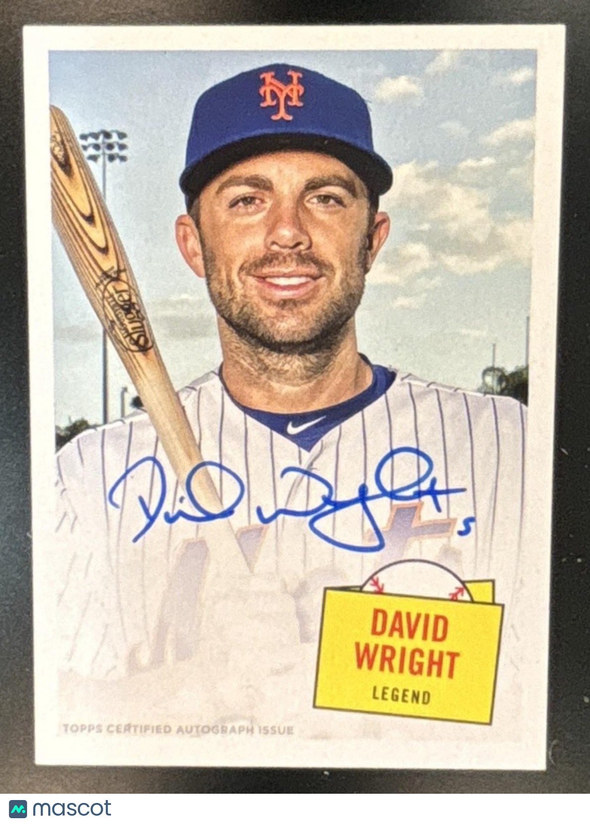 2023 Topps Archives David Wright 1957 Hit Stars Auto #57HS-DW New York Mets - Sports Cards