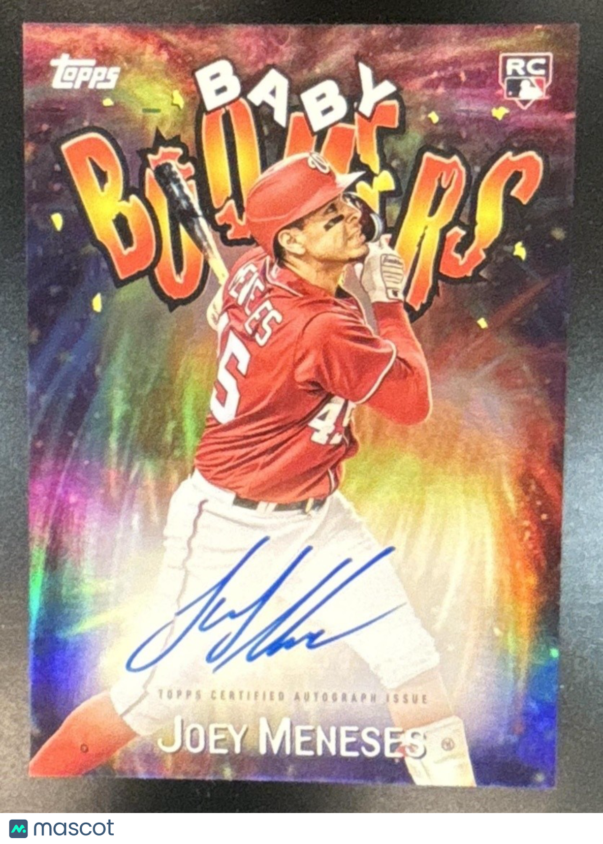 2023 Topps Archives Joey Meneses 1998 Baby Boomers Auto RC Washington Nationals - Sports Cards