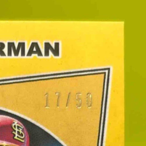 2023 Topps Brooklyn Collection #AC-NG Nolan Gorman Auto Gold 17/50 RC Cardinals - Sports Cards