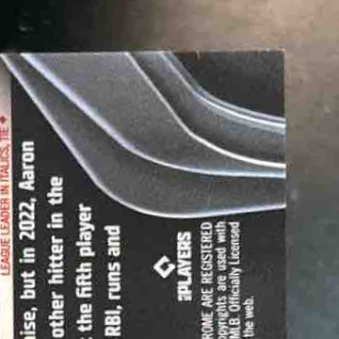 2023 Topps Chrome Black Aaron Judge Purple Mini Diamond /150 #1 New York Yankees - Sports Cards