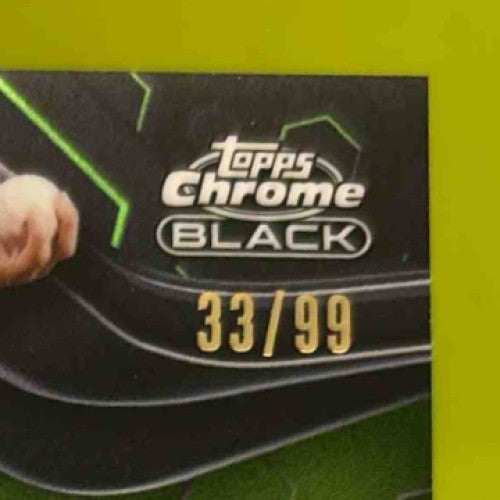 2023 Topps Chrome Black John Smoltz Auto Green Refractor 33/99 Atlanta Braves Sports Cards