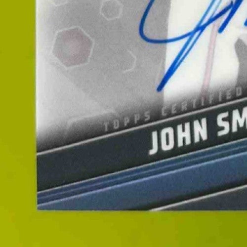 2023 Topps Chrome Black John Smoltz Auto Green Refractor 33/99 Atlanta Braves Sports Cards