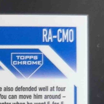 2023 Topps Chrome Christopher Morel Rookie Auto #RA-CMO Auto RC Chicago Cubs - Sports Cards