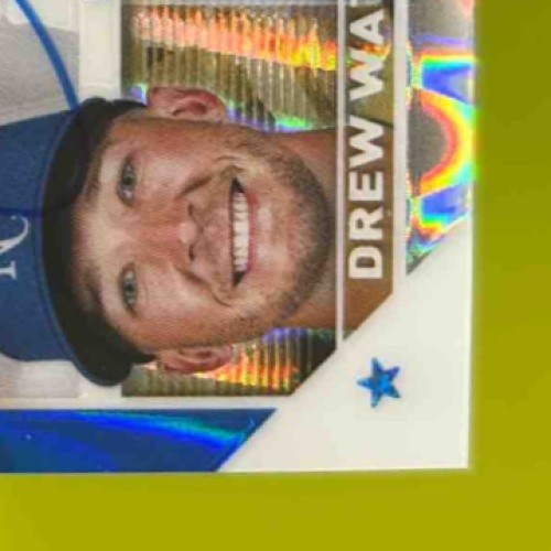 2023 Topps Chrome Drew Waters Rookie Auto Blue Ray Wave Refractor /150 KC Royals - Sports Cards
