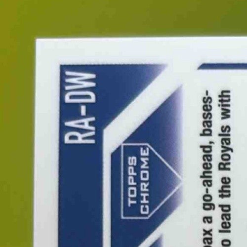 2023 Topps Chrome Drew Waters Rookie Auto Gold Wave Refractor 18/50 RC KC Royals - Sports Cards