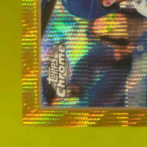 2023 Topps Chrome Drew Waters Rookie Auto Gold Wave Refractor 18/50 RC KC Royals - Sports Cards