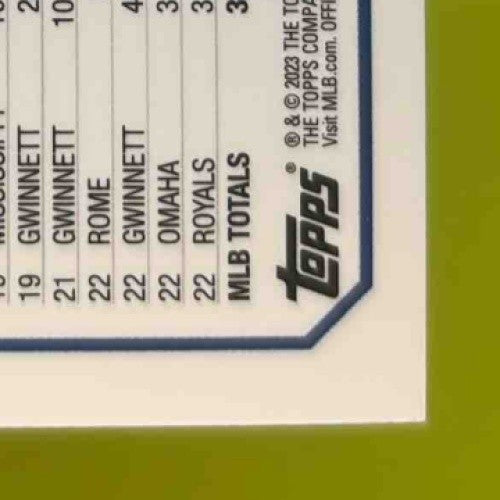 2023 Topps Chrome Drew Waters Rookie Auto Orange Wave Refractor /25 RC KC Royals - Sports Cards