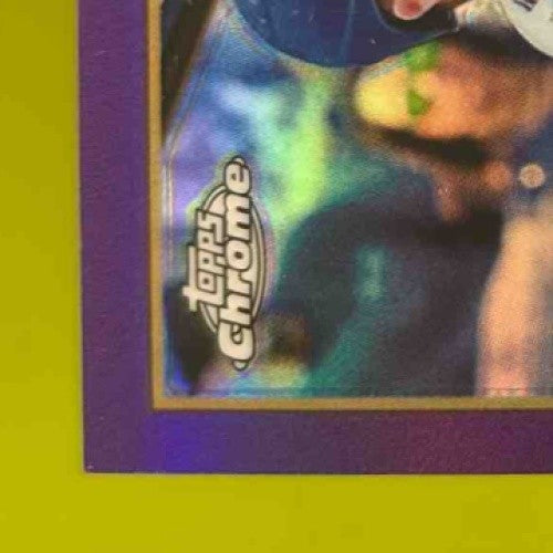 2023 Topps Chrome Drew Waters Rookie Auto Purple Refractor 33/250 KC Royals - Sports Cards