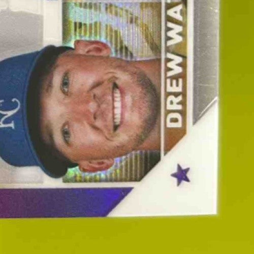 2023 Topps Chrome Drew Waters Rookie Auto Purple Refractor 33/250 KC Royals - Sports Cards