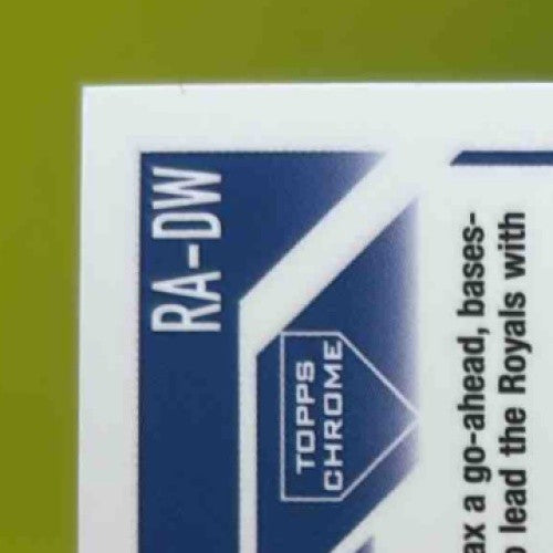 2023 Topps Chrome Drew Waters Rookie Auto Purple Refractor 33/250 KC Royals - Sports Cards