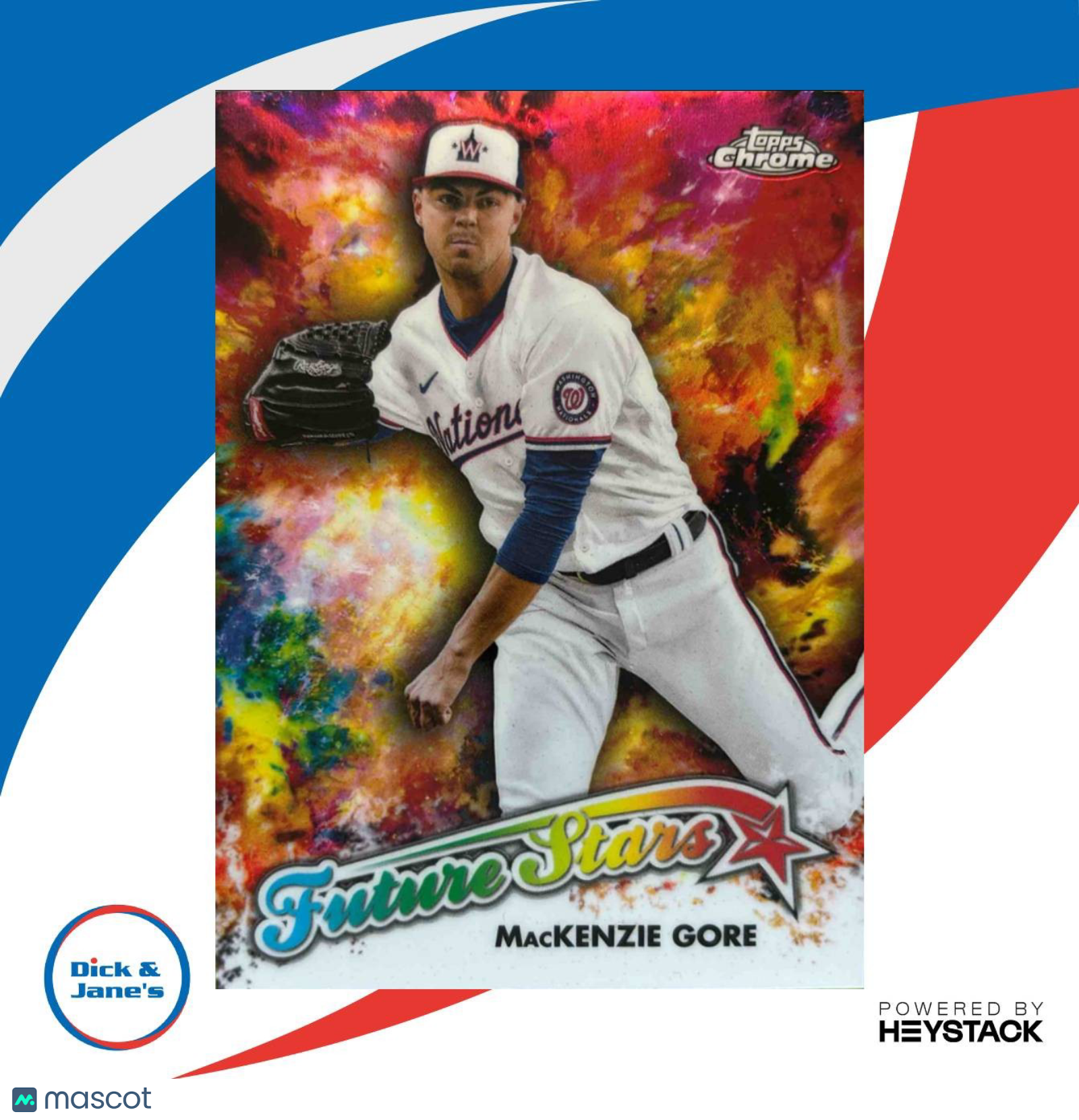 2023 Topps Chrome MacKenzie Gore Future Stars #FS-12 Washington Nationals - Sports Cards