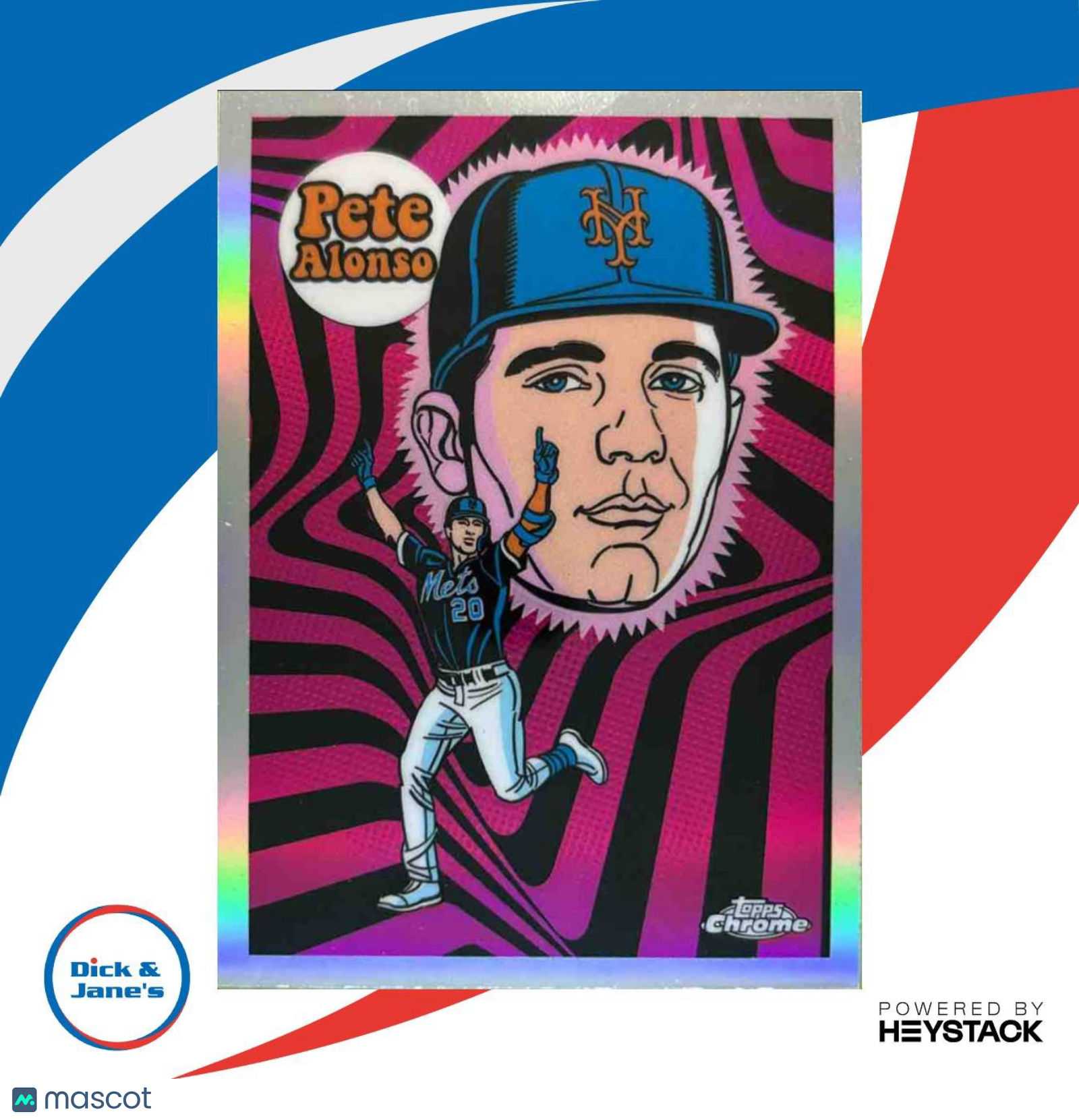 2023 Topps Chrome Pete Alonso Ultraviolet All-Stars #UV-8 New York Mets - Sports Cards