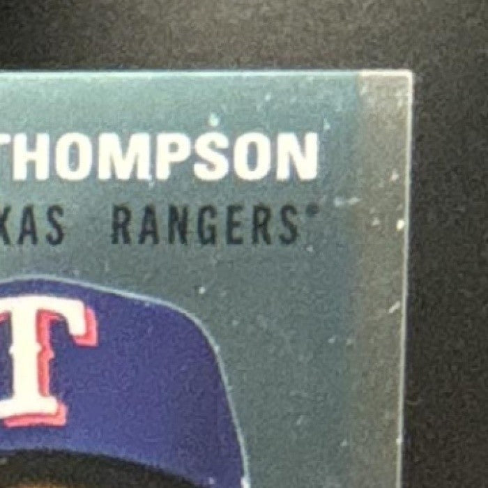 2023 Topps Chrome Platinum Anniversary Bubba Thompson Auto #CPA-BT Texas Rangers - Sports Cards
