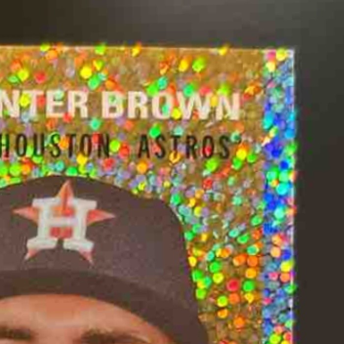 2023 Topps Chrome Platinum Anniversary Hunter Brown Speckle /150 #164 RC Astros - Sports Cards