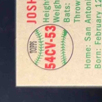 2023 Topps Chrome Platinum Anniversary Josh Jung 1954 City Variation RC Rangers - Sports Cards