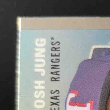 2023 Topps Chrome Platinum Anniversary Josh Jung 1954 City Variation RC Rangers - Sports Cards