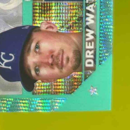 2023 Topps Chrome Update Drew Waters Auto Aqua Wave Refractor 96/199 KC Royals - Sports Cards