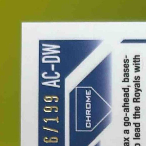 2023 Topps Chrome Update Drew Waters Auto Aqua Wave Refractor 96/199 KC Royals - Sports Cards