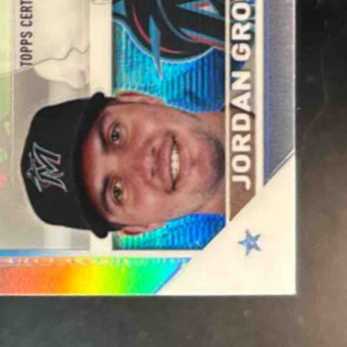 2023 Topps Chrome Update Jordan Groshans Auto Refractor /499 RC Miami Marlins - Sports Cards