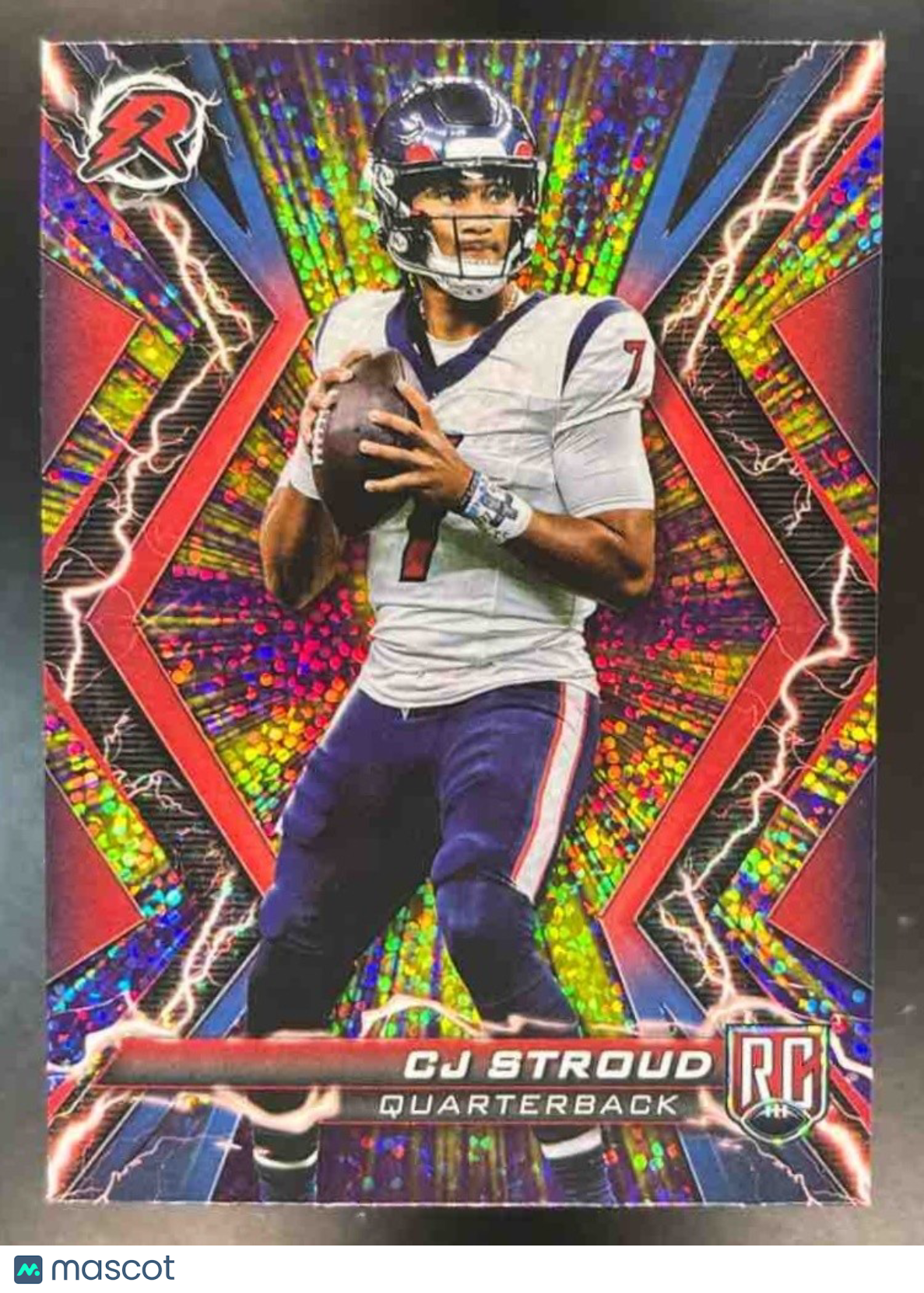 2023 Topps Composite CJ Stroud Resurgence Purple and Yellow Static #98 RC Texans - Sports Cards