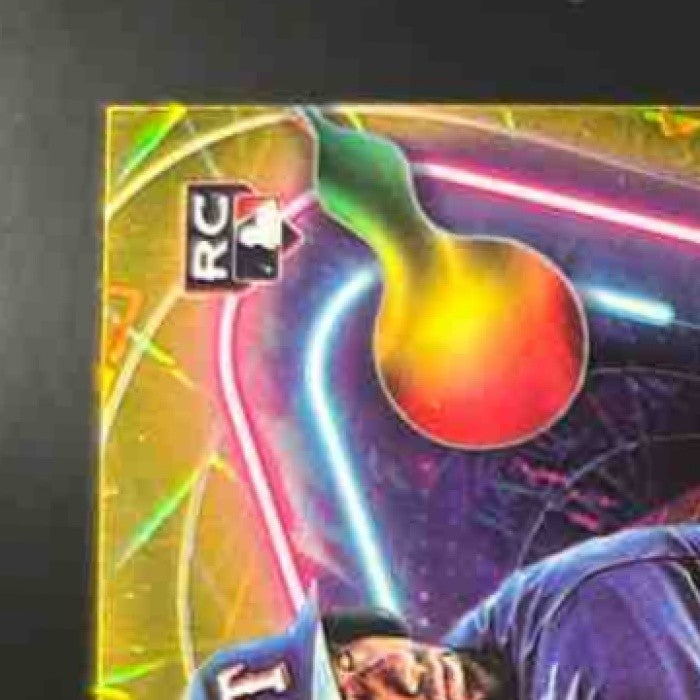 2023 Topps Cosmic Chrome Ezequiel Duran Gold Interstellar /50 #102 RC Rangers - Sports Cards