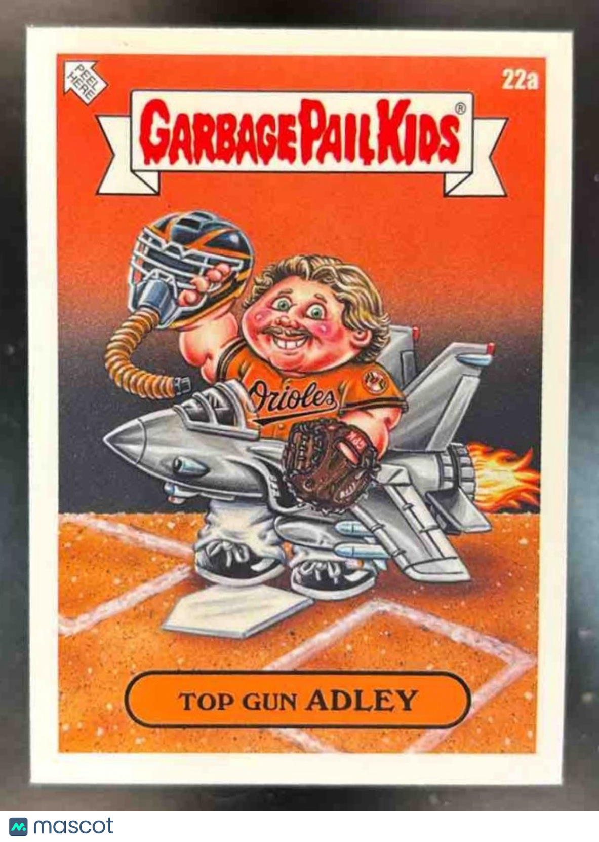 2023 Topps Garbage Pail Kids x MLB Series 3 Top Gun Adley #22a Baltimore Orioles - Sports Cards