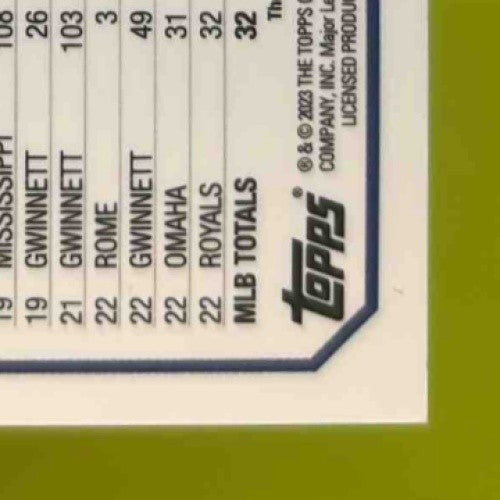 2023 Topps Gilded Drew Waters Chrome Gold Etch Auto Yellow Refractor /75 RC KC - Sports Cards