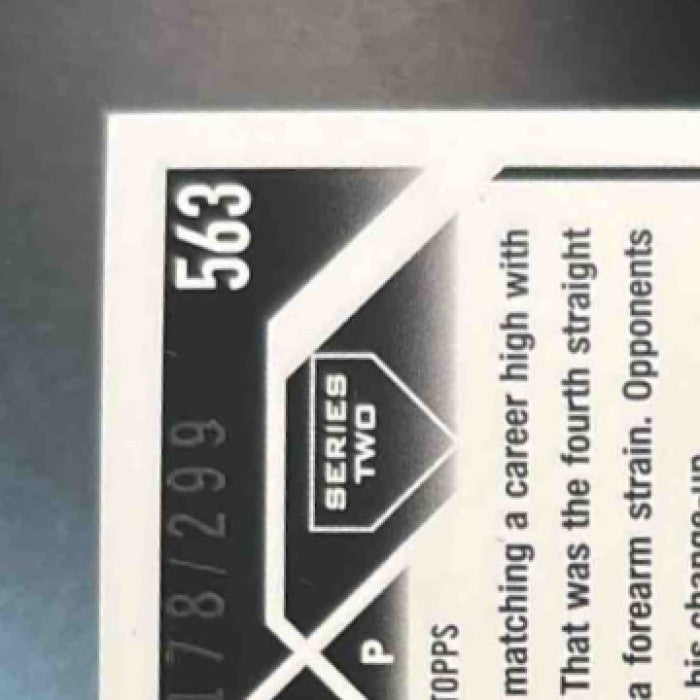 2023 Topps Jesus Luzardo Orange Foil /299 #563 Miami Marlins - Sports Cards