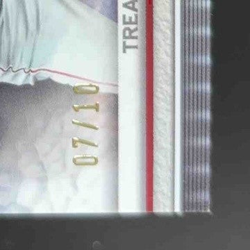 2023 Topps Museum Collection Trea Turner Primary Pieces Quad Relics Ruby 7/10 - Sports Cards
