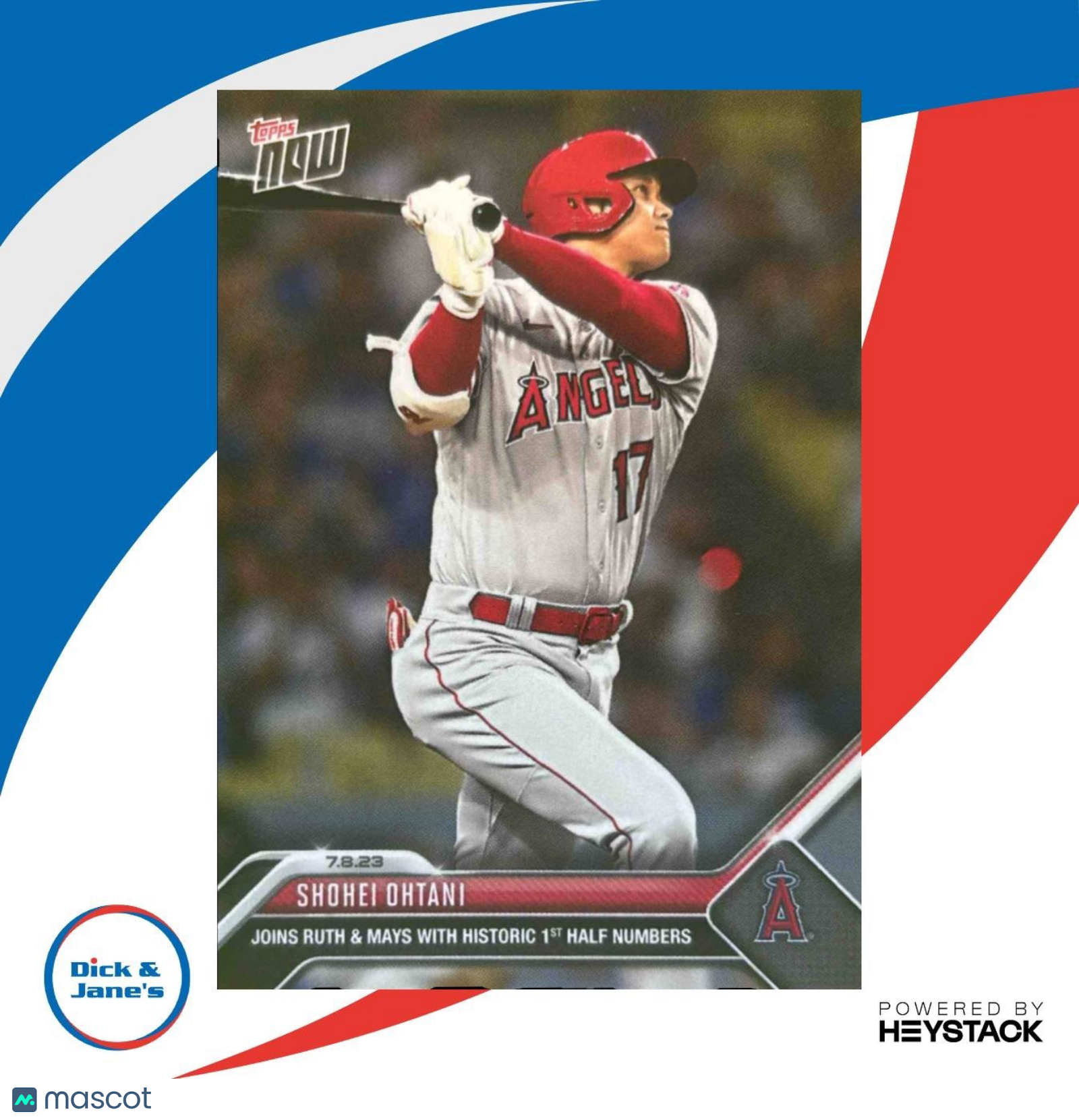 2023 Topps Now Shohei Ohtani #542 Los Angeles Angels - Sports Cards