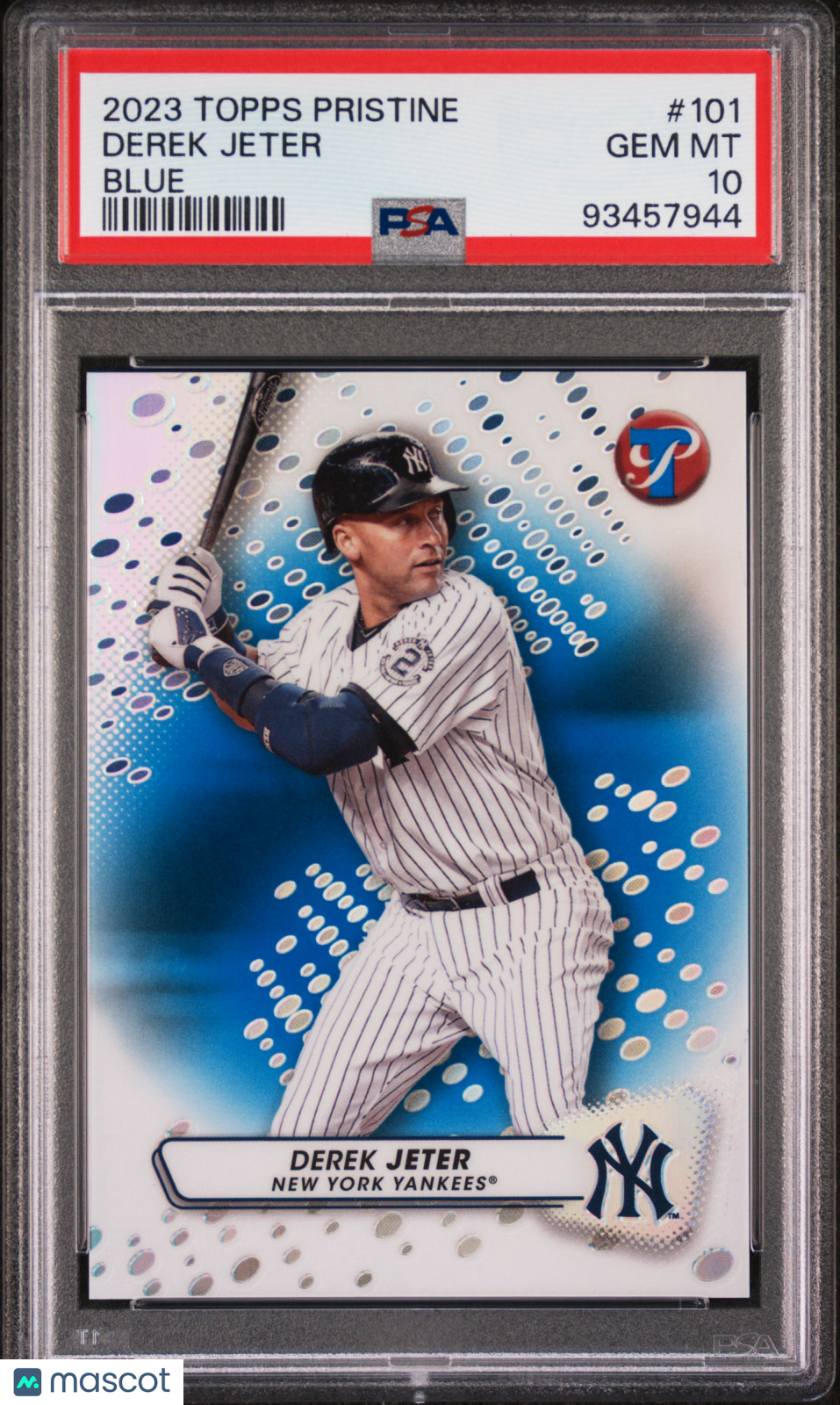 2023 Topps Pristine Derek Jeter Blue #101 PSA 10 - Graded Sports Cards