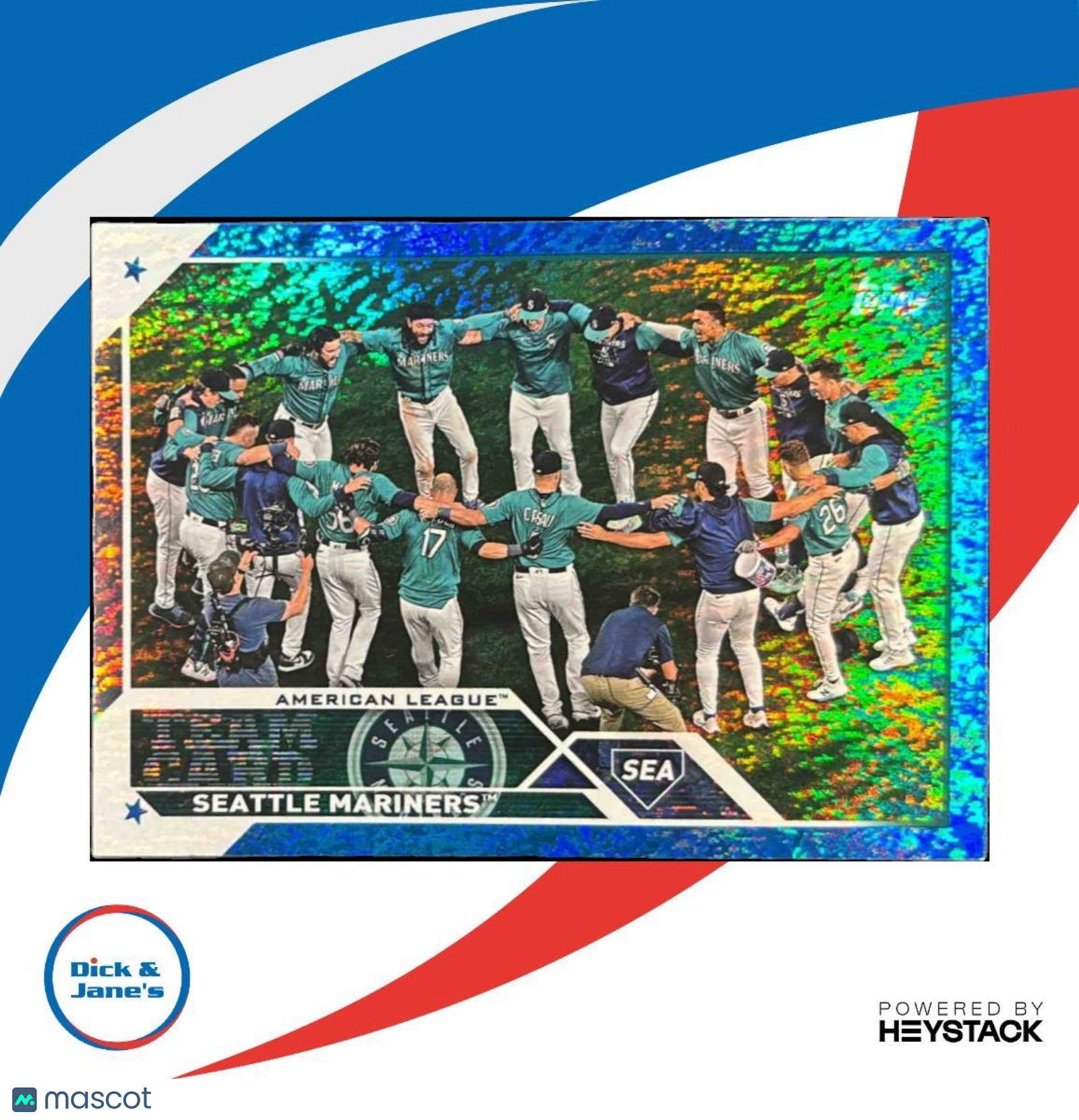 2023 Topps Seattle Mariners Blue Foilboard /999 #627 - Sports Cards
