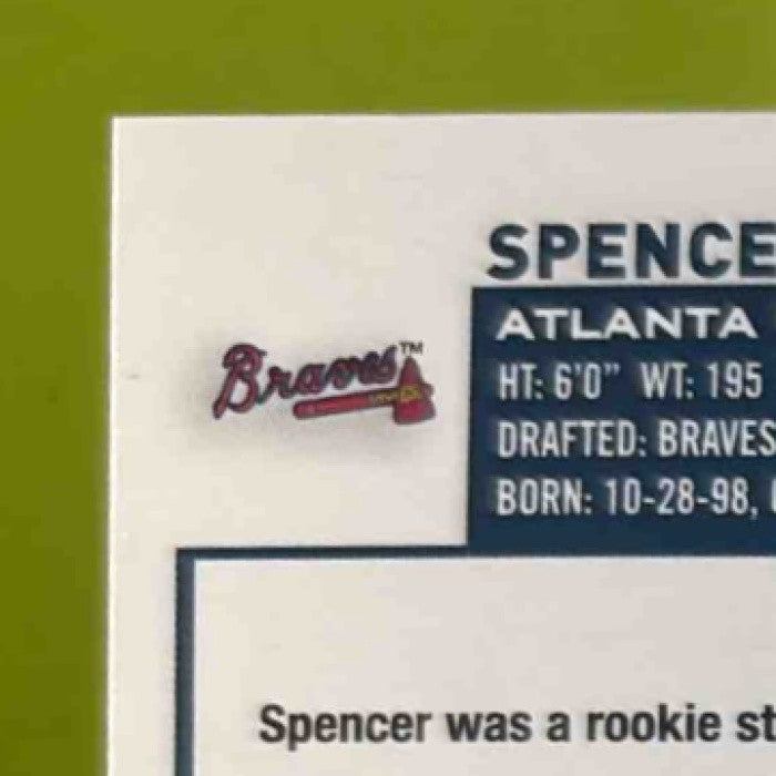 2023 Topps Spencer Strider Green Foil 206/499 #602 All-Star Atlanta Braves - Sports Cards