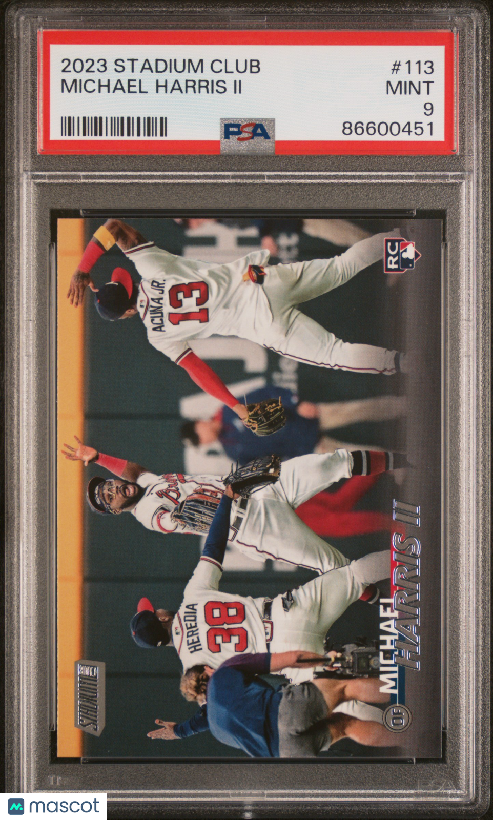 2023 Topps Stadium Club Michael Harris II #113 PSA 9 - Graded Sports Cards
