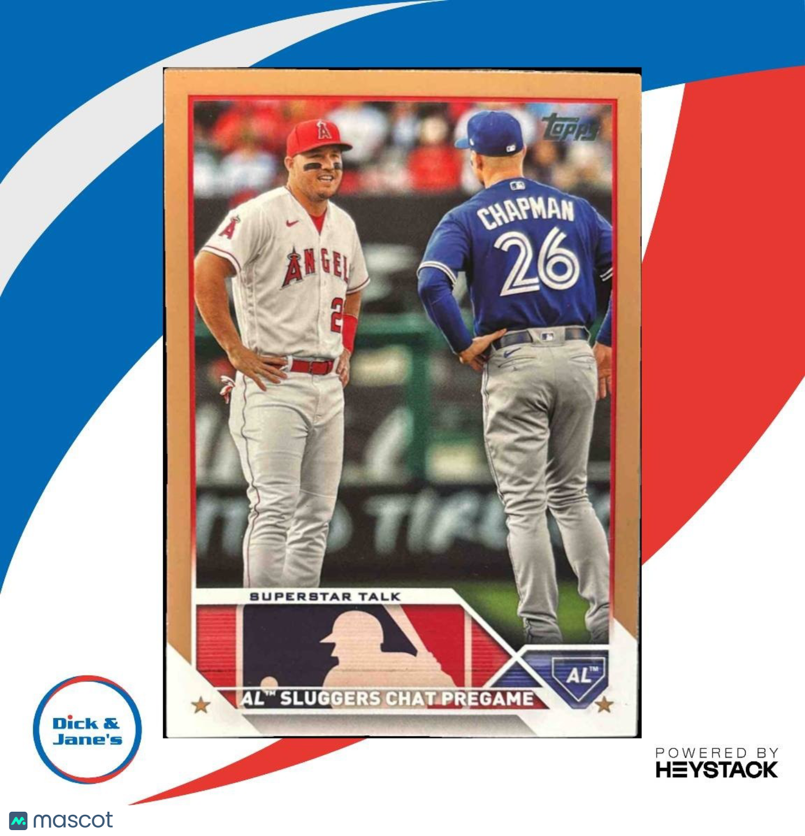 2023 Topps Update Mike Trout Matt Chapman Gold Foil US313 /2022 Colorado Rockies - Sports Cards