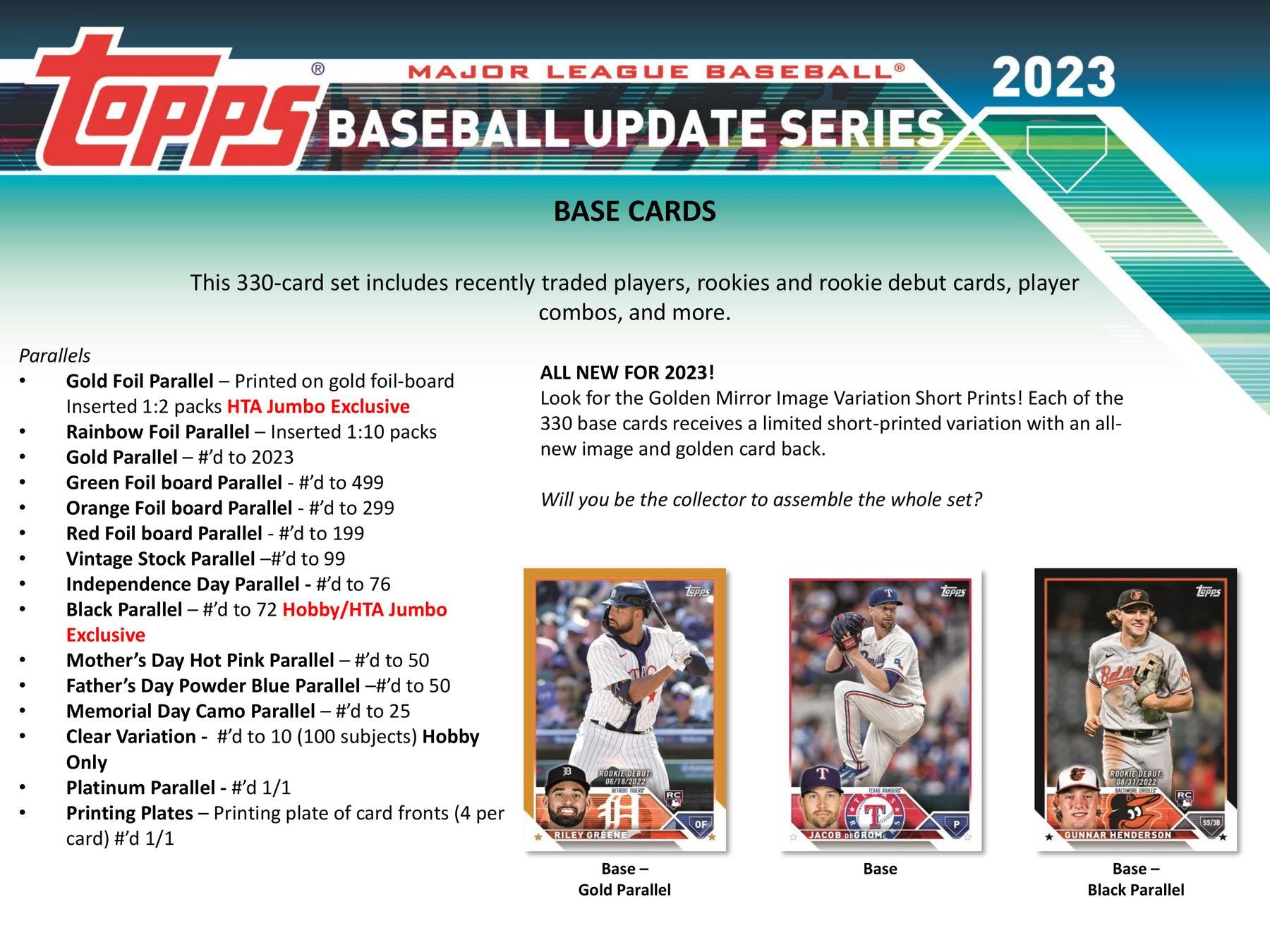 2023 Topps Update Series Baseball Hobby Box - MLB hobby