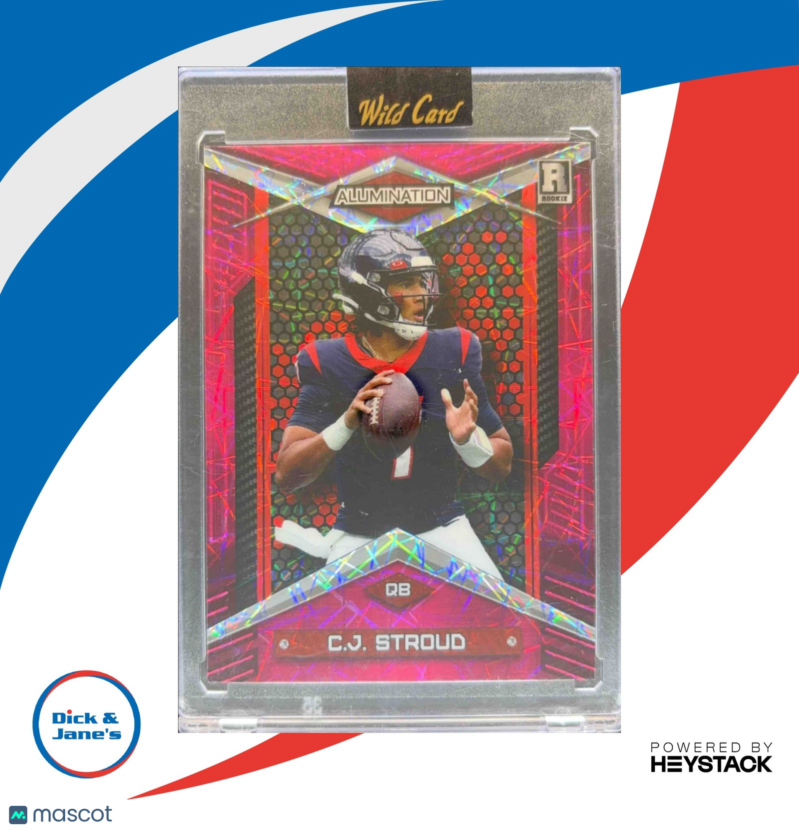 2023 Wild Card Alumination Football Rookie Edition CJ Stroud Lazers Pink 2/3 RC - Sports Cards
