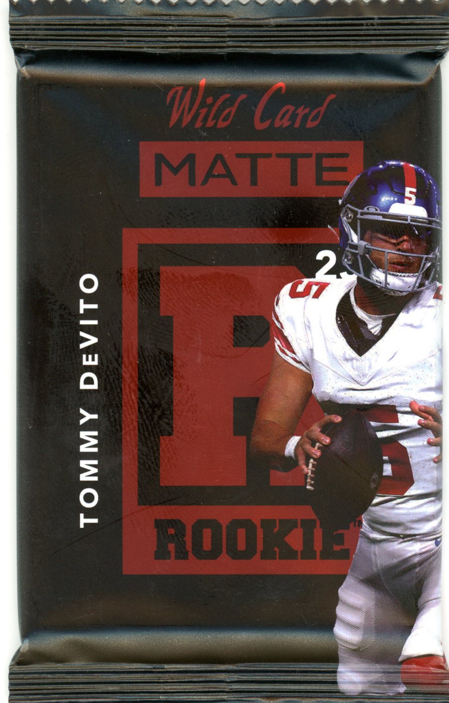 2023 Wild Card Matte Guaranteed Encased Rookie Card THE TOMMY DeVITO RC - Football Box