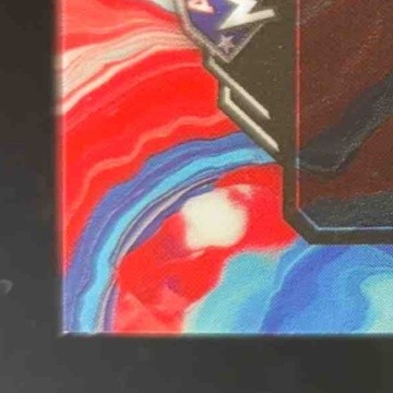 2023 Wild Card Metallix Pro-Look Donovan Edwards WildMegaFractal Mojo RWB #d1/1 - Sports Cards