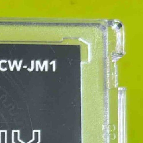 2023 Wild Card QB1 On the Clock JJ McCarthy Rainbow Blue 8/10 #OCW JM1 Michigan Sports Cards