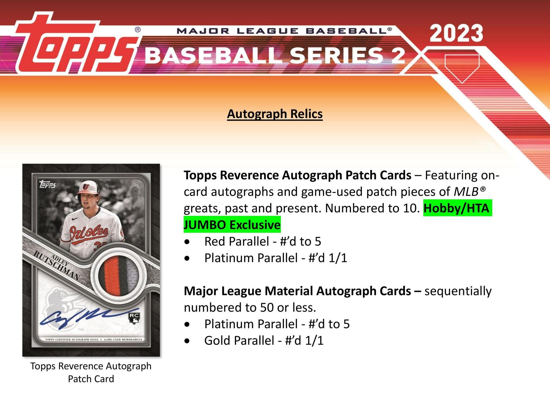 2023 Topps Series 2 Baseball Hobby Pack Lot / Lots