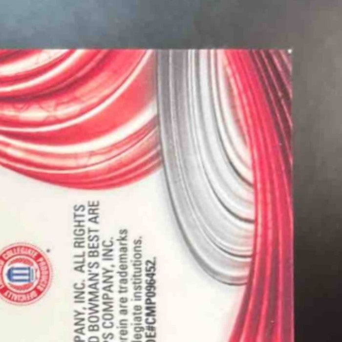 2024-25 Bowman’s Best University Aden Holloway Best of 2024 Auto Gold /50 Auto - Sports Cards